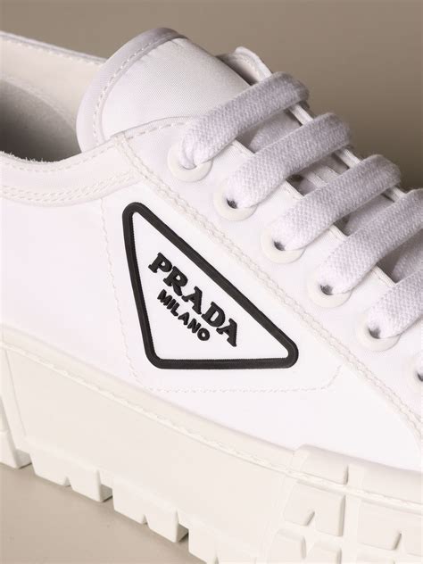 prada rubber logo|prada shoes for women.